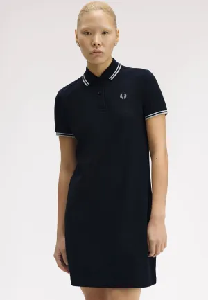 Cozy Cut Graceful Touch Fred Perry - Twin Tipped Navy/Light Ice/Warm Oatmeal - Dress