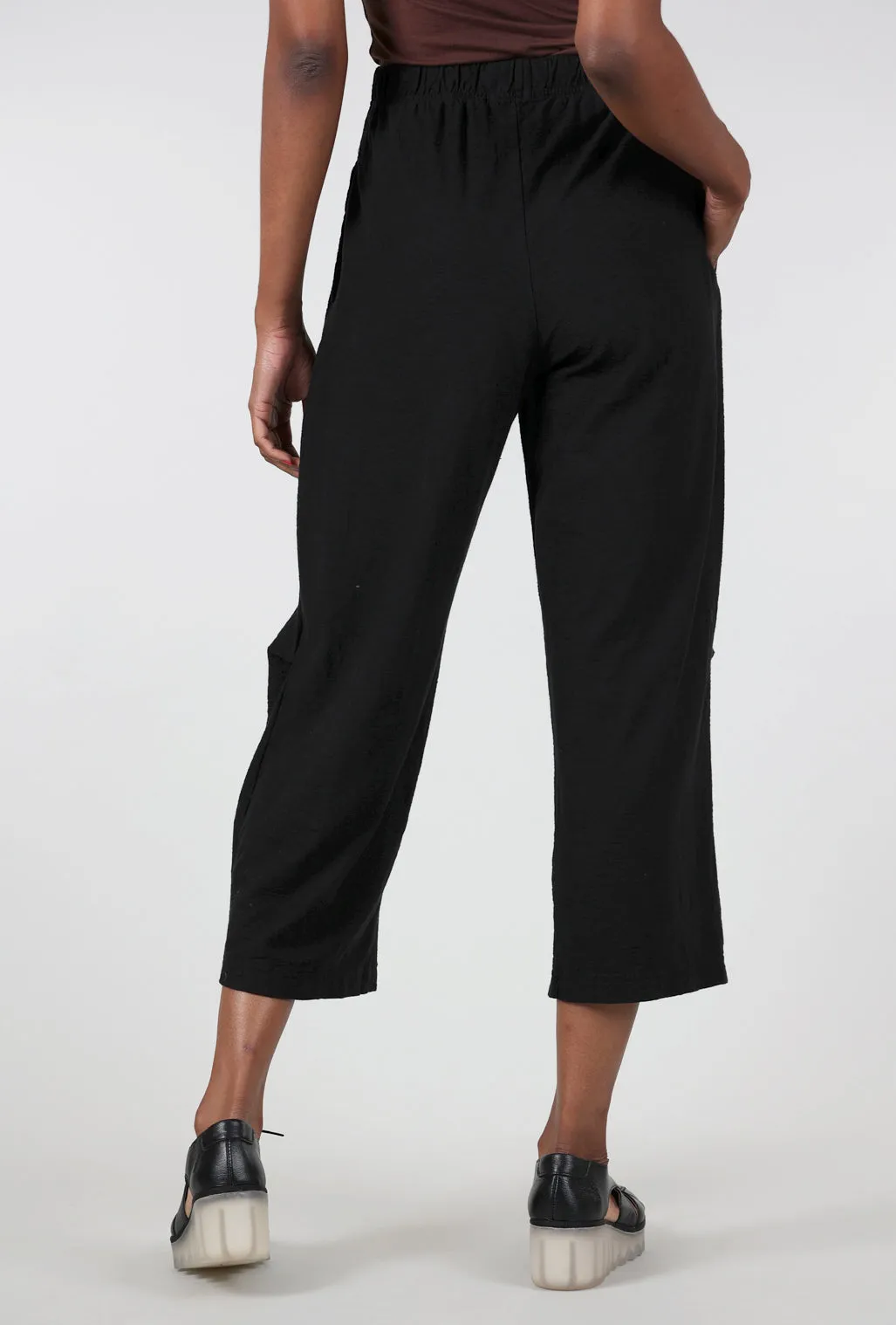 Durable Fabric LCJ Tuck Pocket Pants, Black
