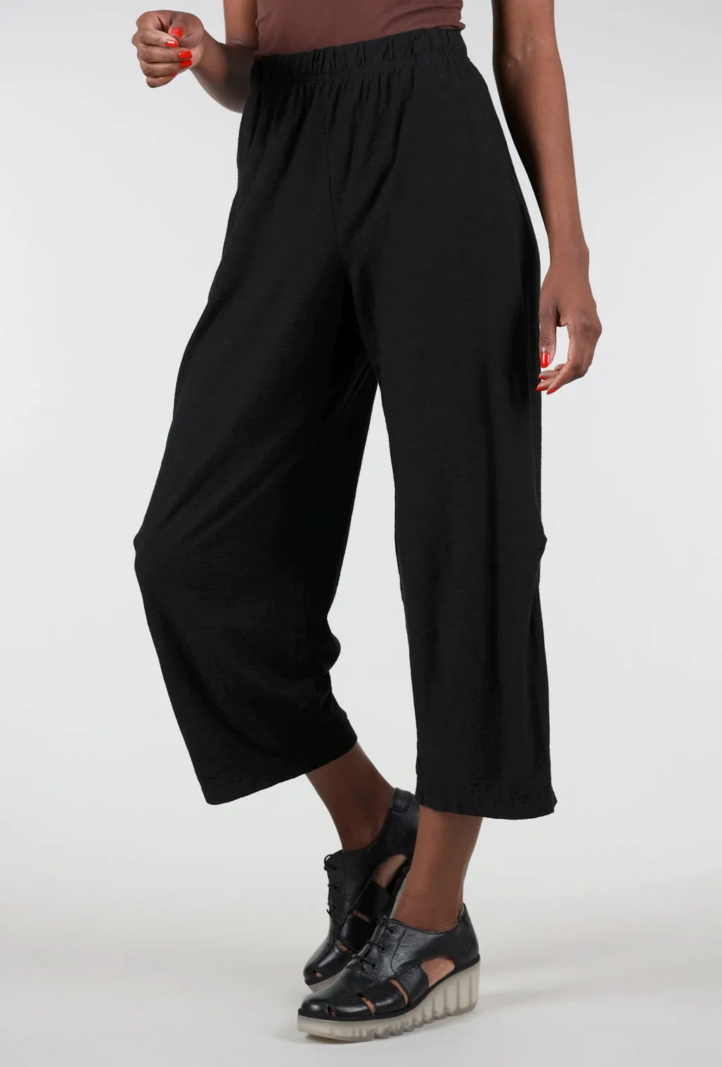 Durable Fabric LCJ Tuck Pocket Pants, Black