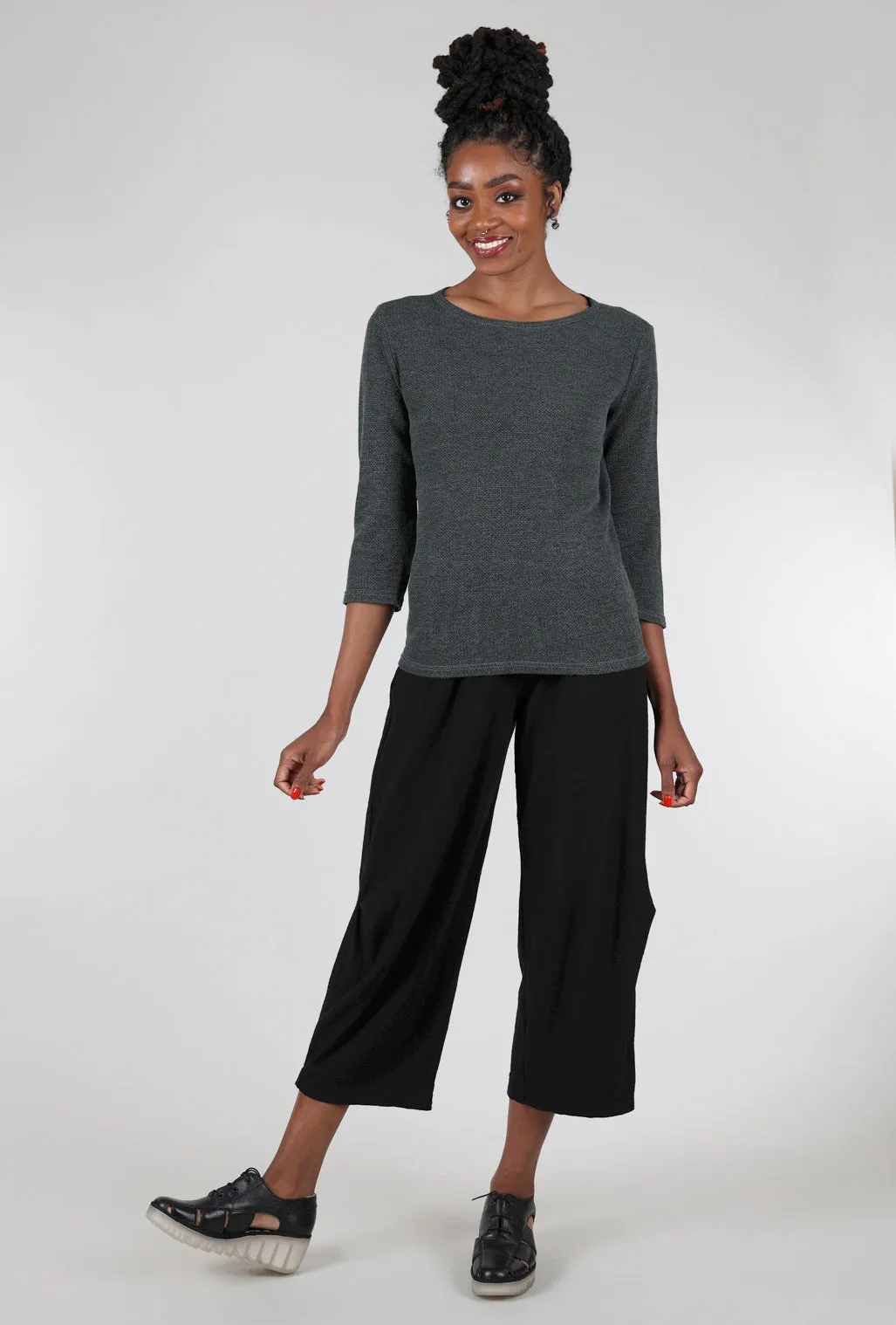 Durable Fabric LCJ Tuck Pocket Pants, Black