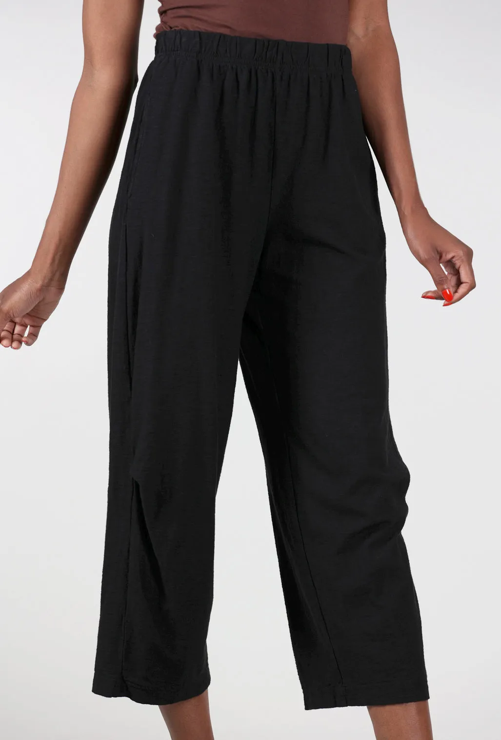 Durable Fabric LCJ Tuck Pocket Pants, Black