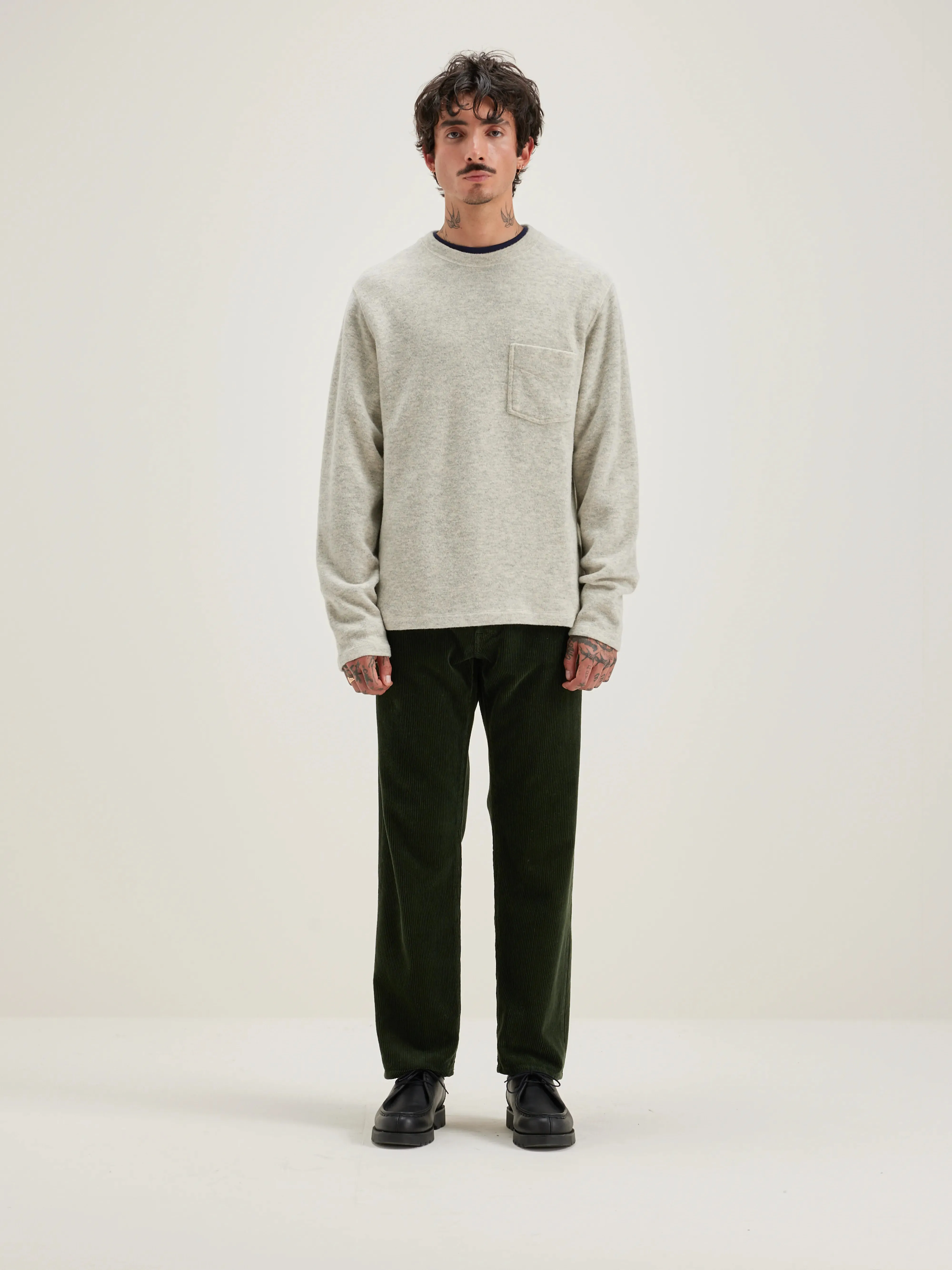 Durable pieces Velo crew-neck sweatshirt (242 / M / COMBO B)