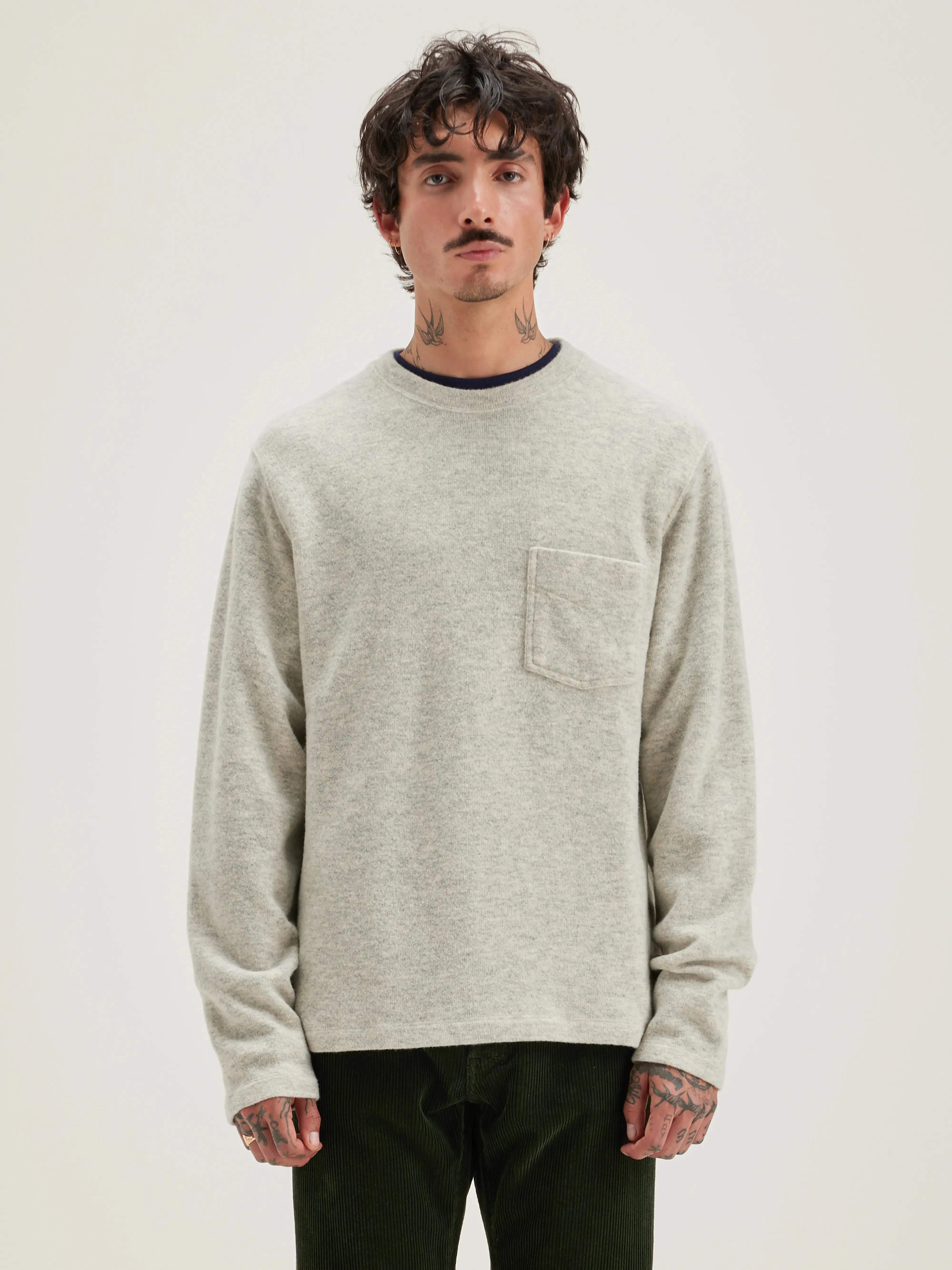 Durable pieces Velo crew-neck sweatshirt (242 / M / COMBO B)