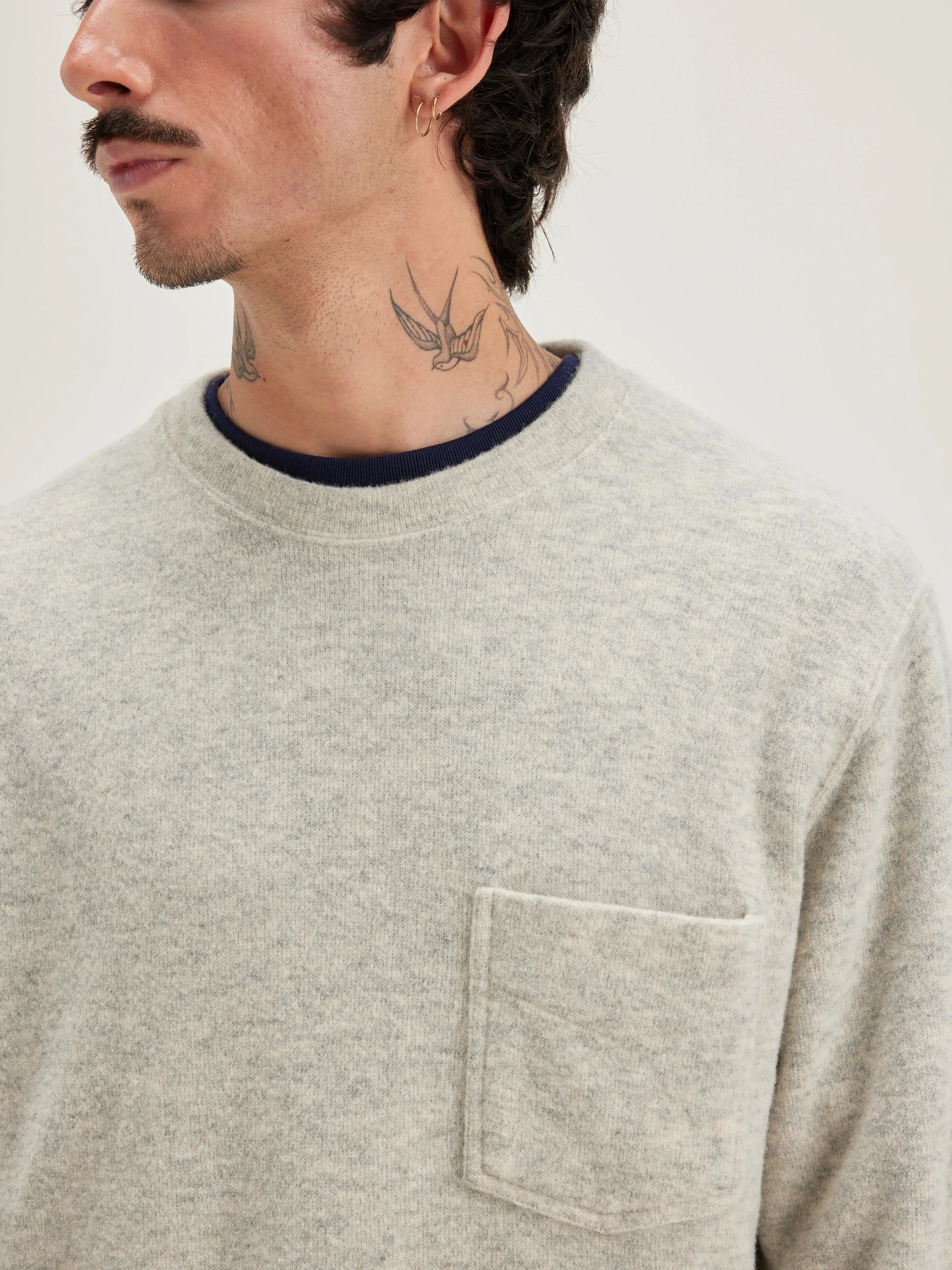 Durable pieces Velo crew-neck sweatshirt (242 / M / COMBO B)
