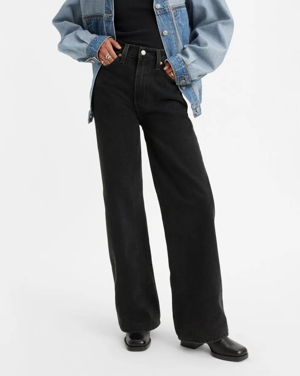 Levi's Womens Ribcage Wide Leg Jeans - Rosie Posie | Levi's Jeans | JEANSTORE