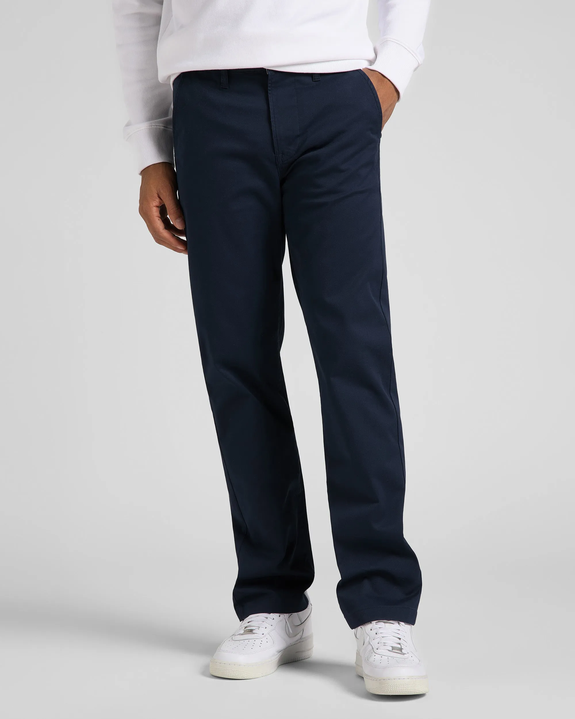 Lee Regular Mens Chino - Deep Navy | Lee Chinos & Non-Denim Pants | JEANSTORE