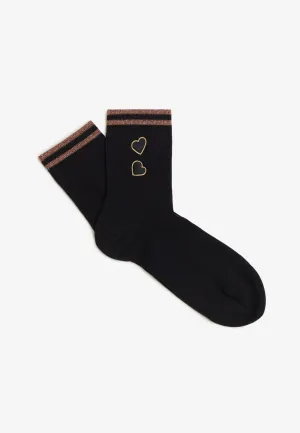 Premium Ceremony Fred Perry x Amy Winehouse - Amy Tipped Black/Marmalade - Socks