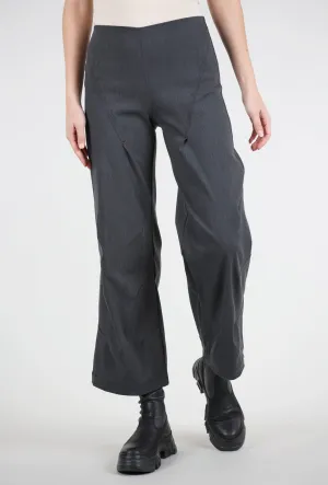 Hennessy Pant, Charcoal Modern Design Rayon drape