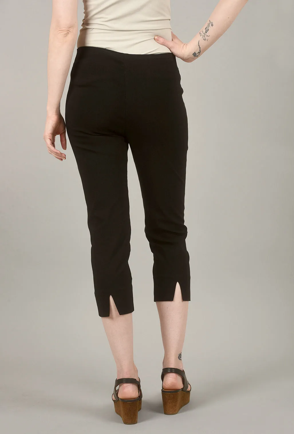 Easy Care Mindy Cropped Pant, Black