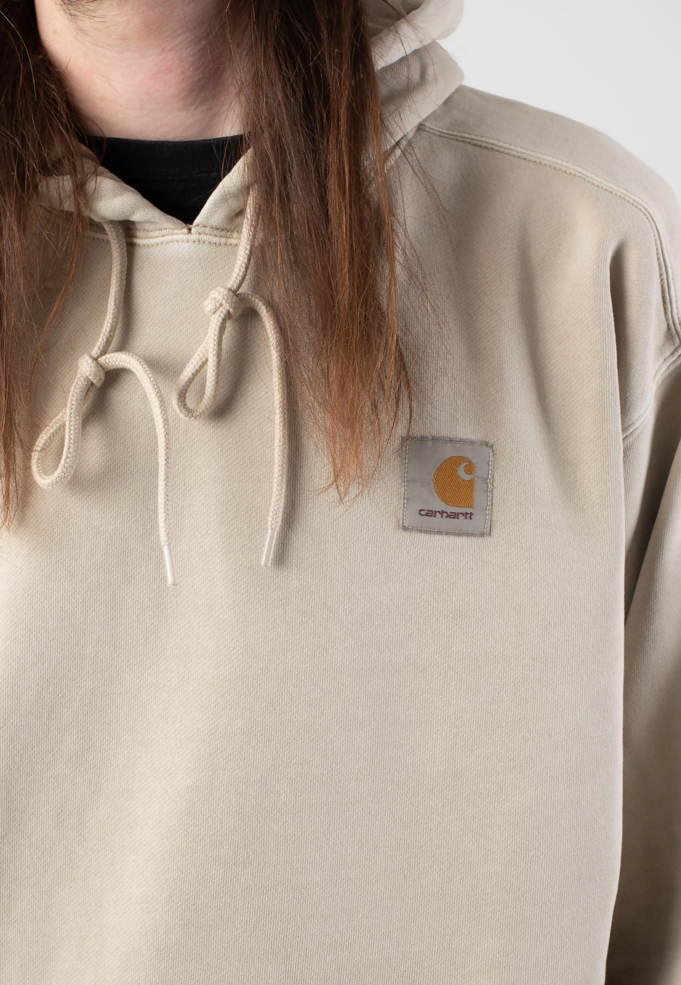 Easy Carry Carhartt WIP - Hooded Nelson Garment Dyed Fleur De Sel - Hoodie