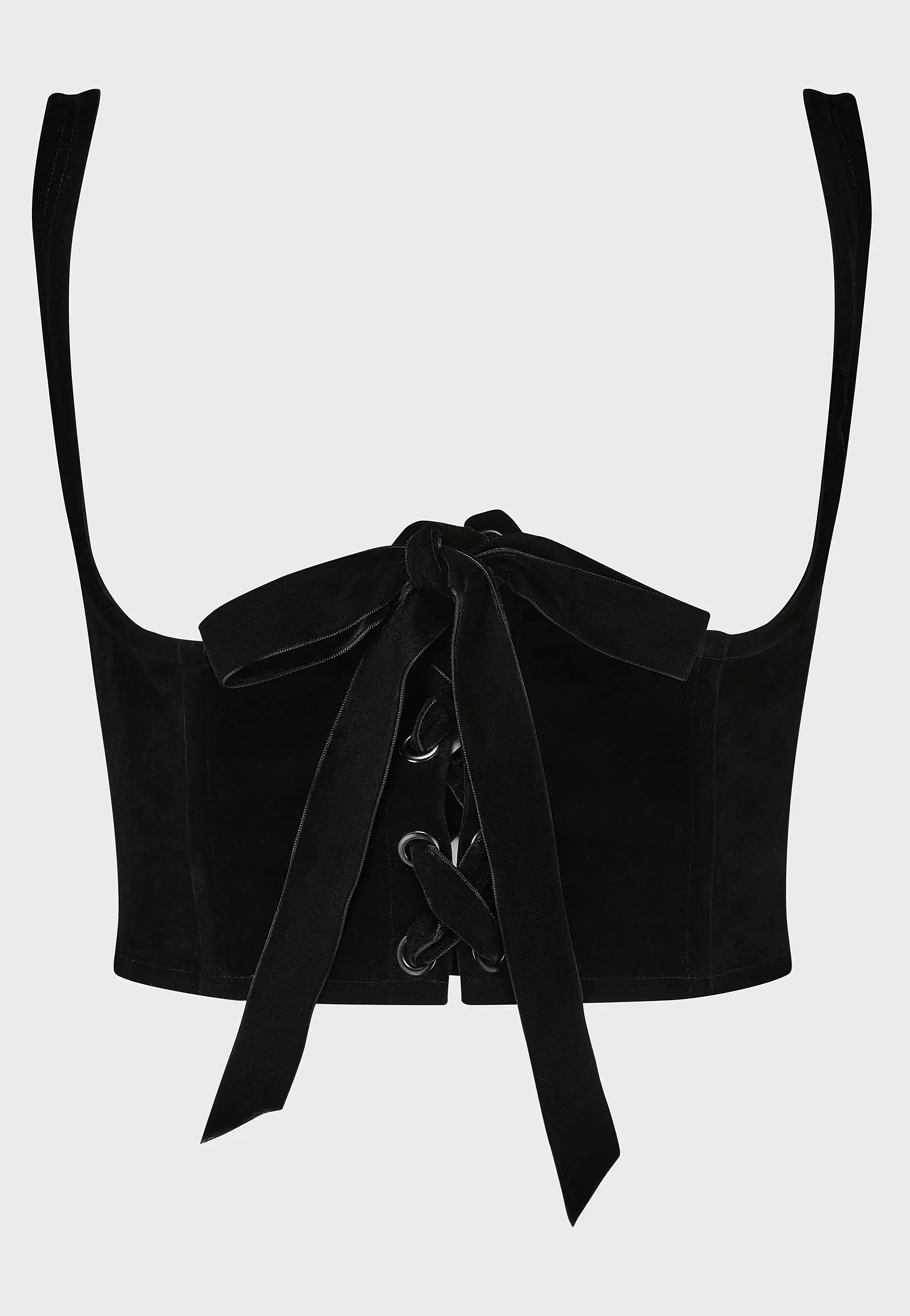 Easy Fresh Killstar x Moonbloom - Gloom and Garter Underbust Black - Top