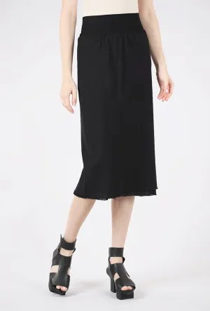 Curve Friendly Claudette Skirt, Black