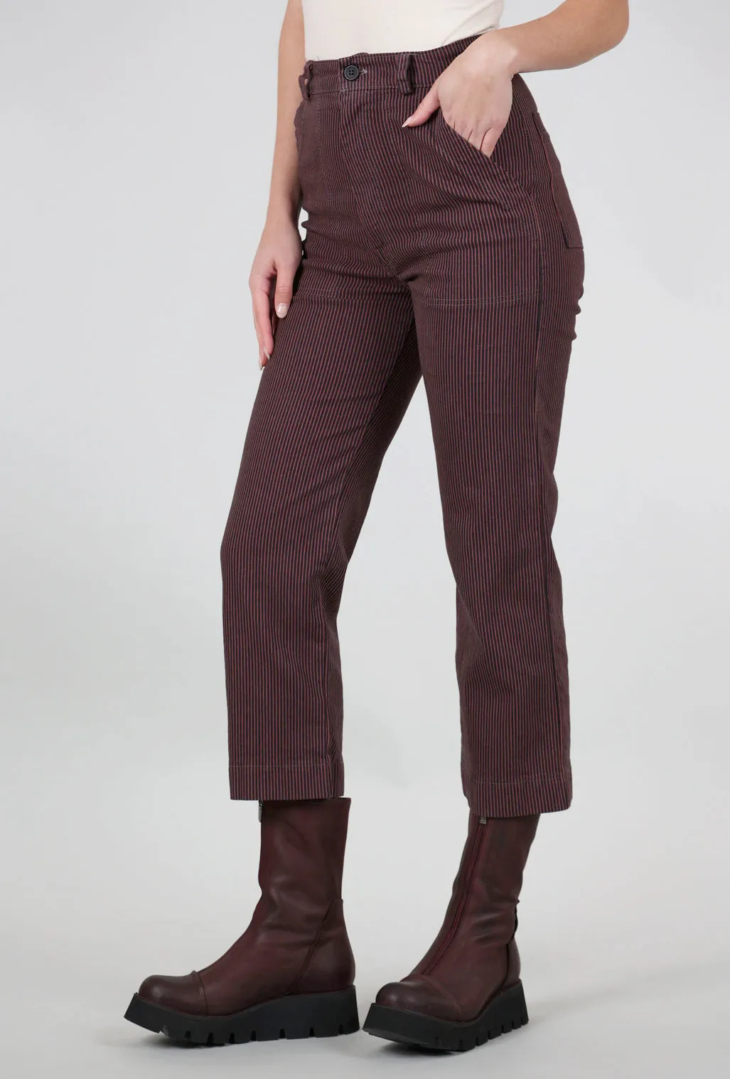 Easy Movement Smithy Pant, Redwood Stripe
