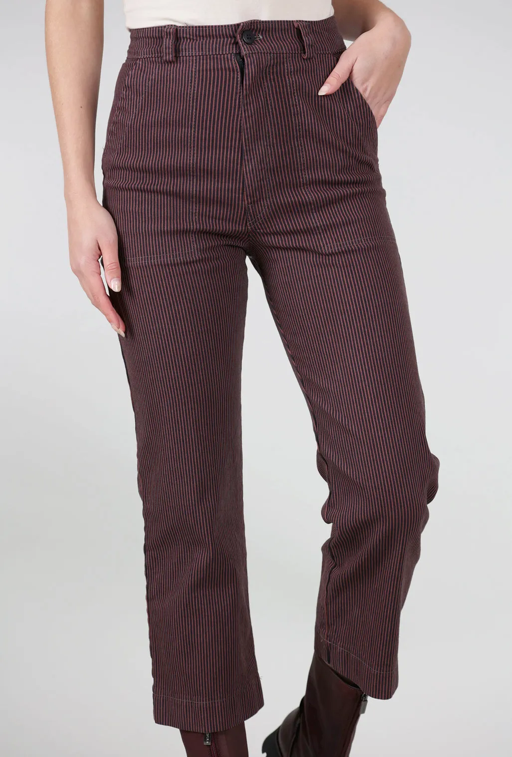 Easy Movement Smithy Pant, Redwood Stripe