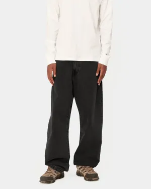 Carhartt WIP Landon Pant Loose Fit Mens Jeans - Black Heavy Stone Wash | Carhartt WIP Jeans | JEANSTORE