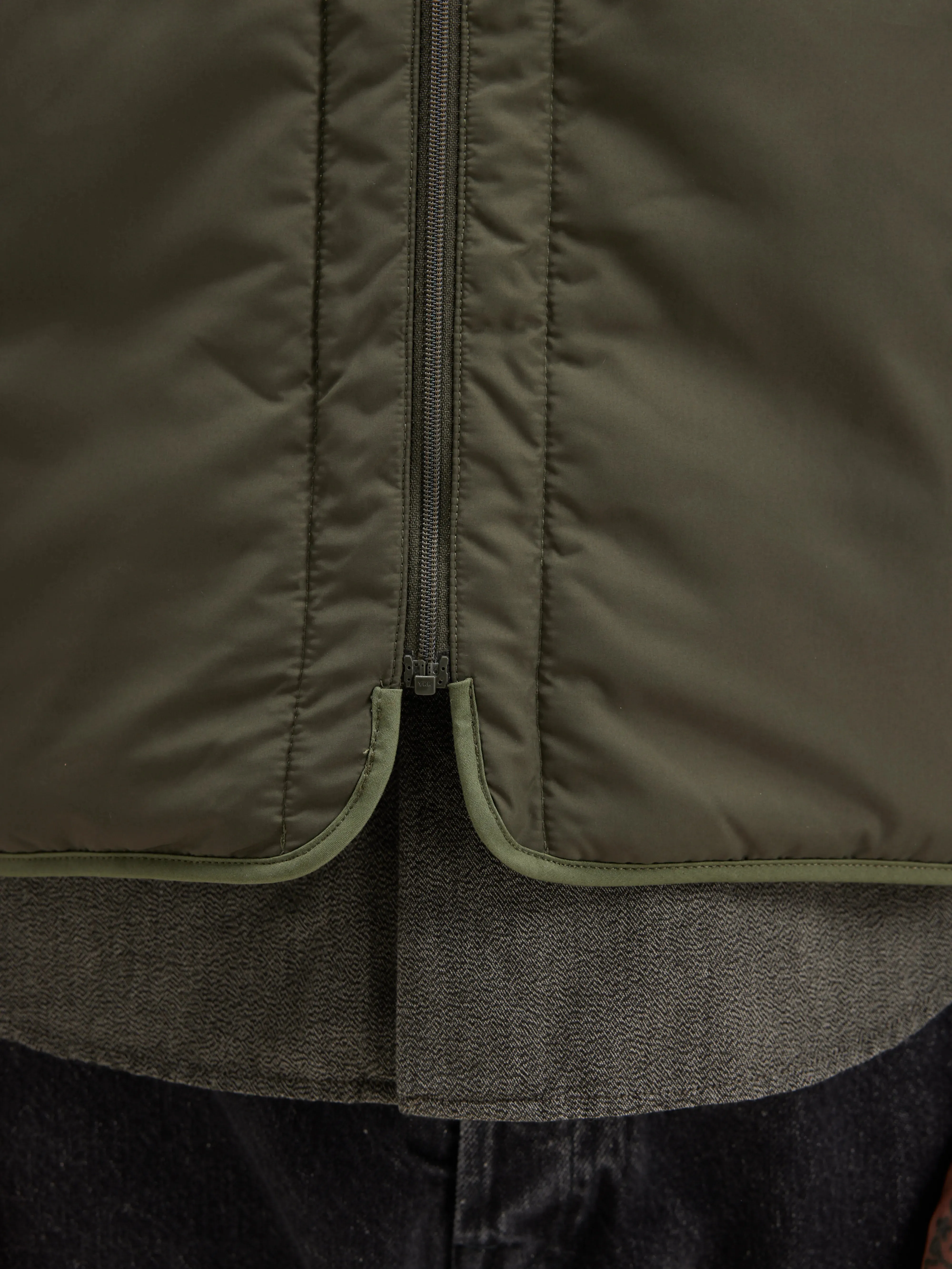 Eco Friendly hoch bodywarmer jacket (241 / M / DARK OLIVE)