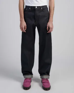 Edwin Made In Japan Loose Fit Mens Jeans - 13.5oz Kaihara Pure Indigo Rainbow Selvage Denim / Blue Unwashed | Edwin Jeans | JEANSTORE