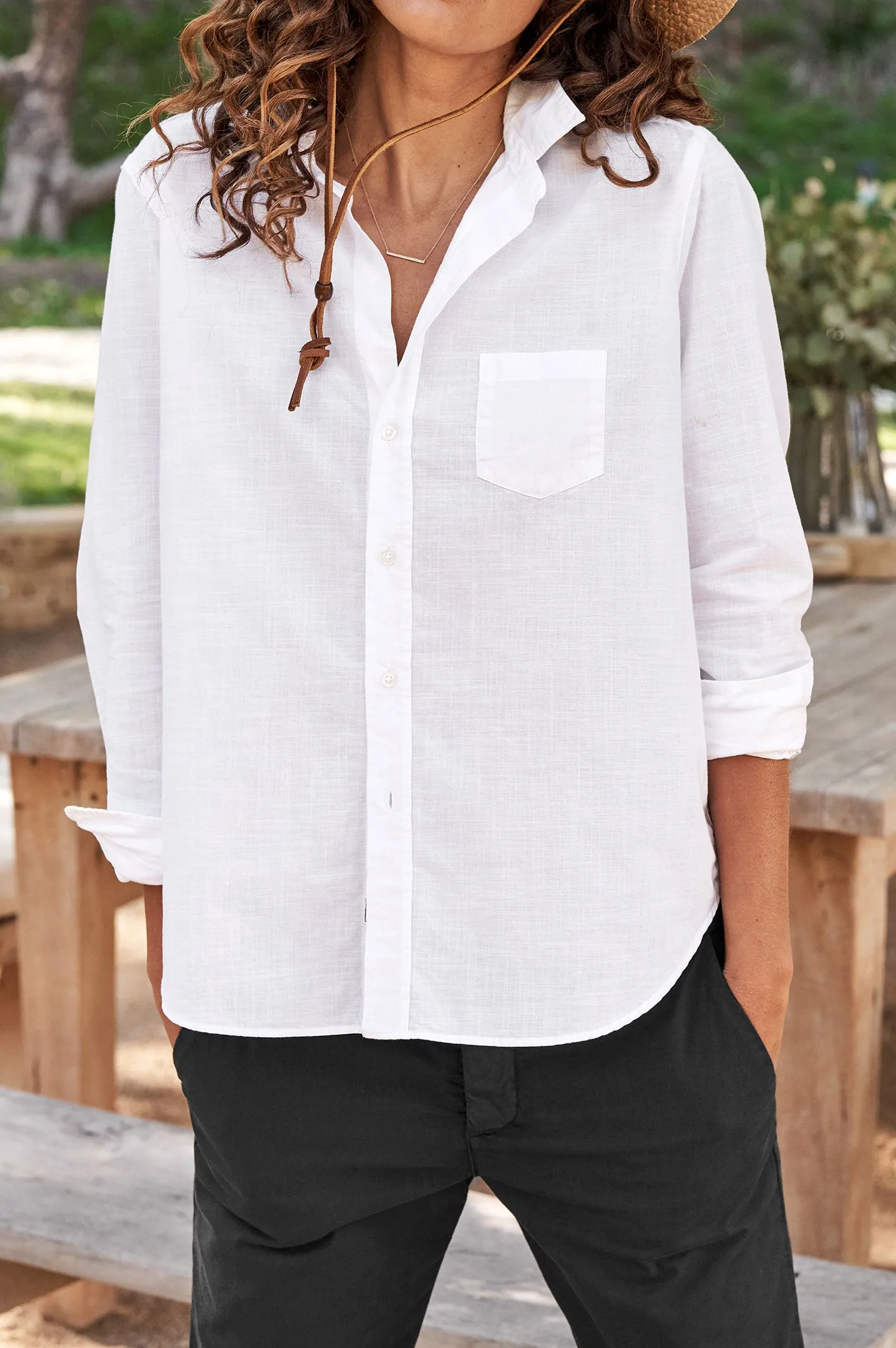 Eileen White Italian Chambray warm weather