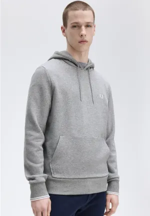 sports event Rugged Build Fred Perry - Tipped Hooded Steel Marl - Hoodie