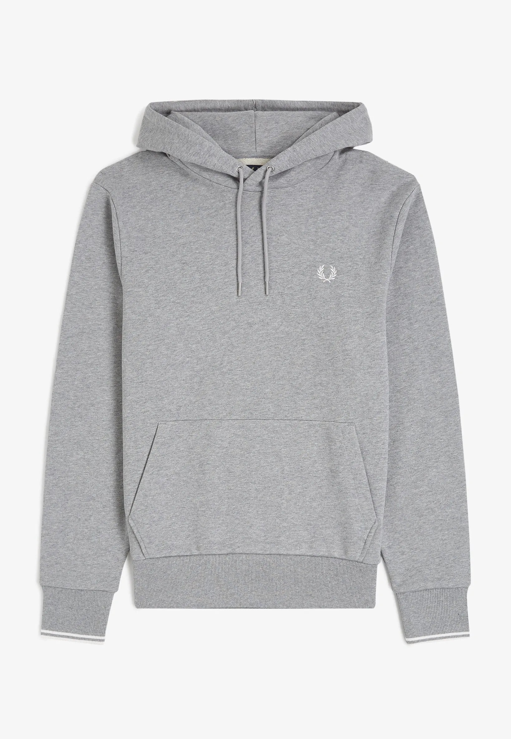 Elegant Appearance Fred Perry - Tipped Hooded Steel Marl - Hoodie