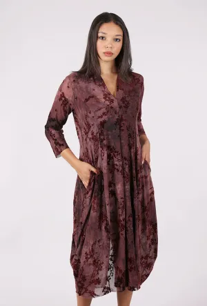 Active Vibe Barbra Mesh Overlay Dress, Wine