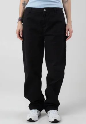 Carhartt WIP - W' Drewe Rinsed Black - Pants Office Chic