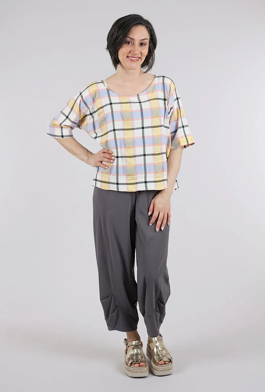 Elegant Simplicity Parfait Plaid Durango Top, Pink