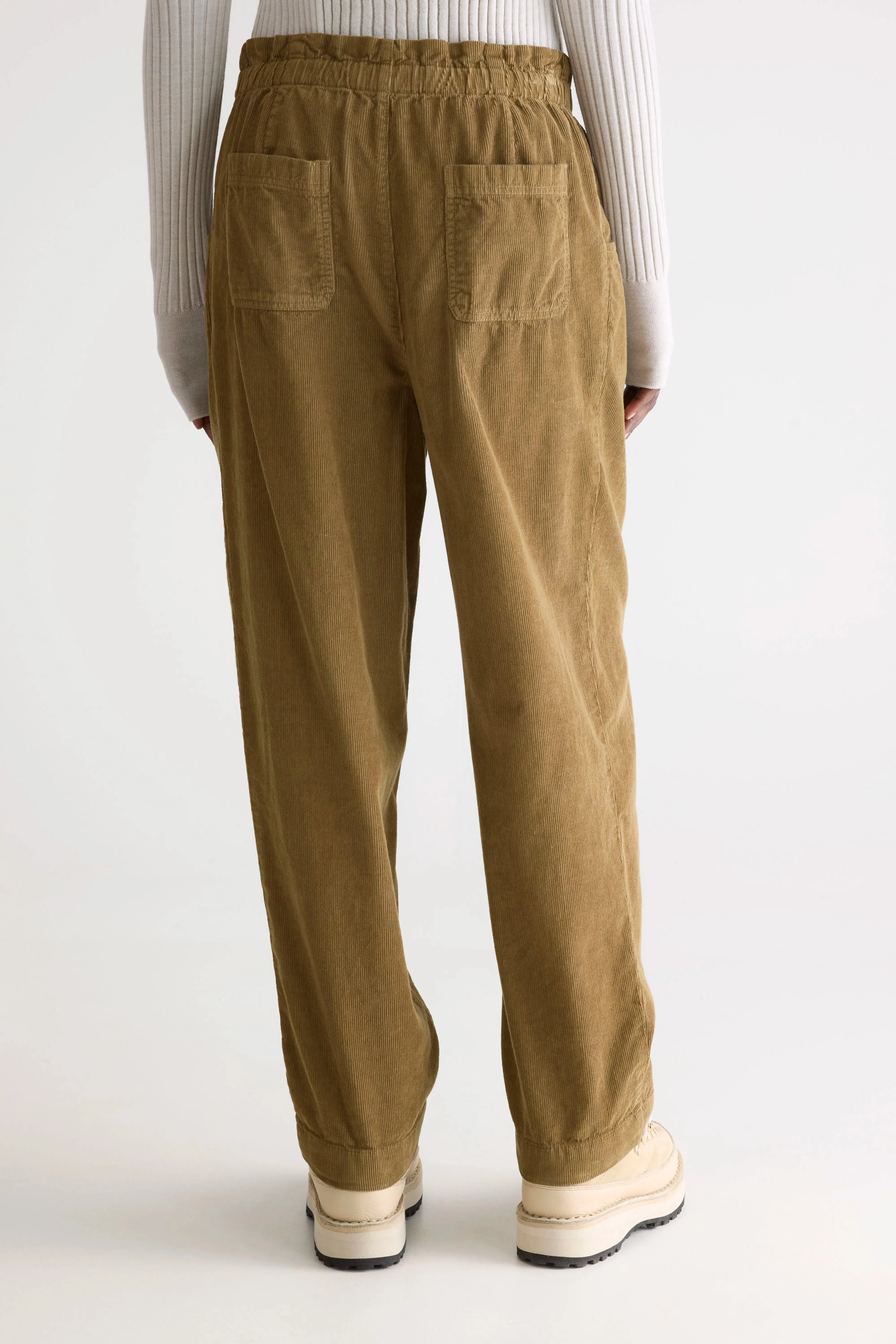 Elegant Waist Winona paperbag trousers (252 / W / TABAC)