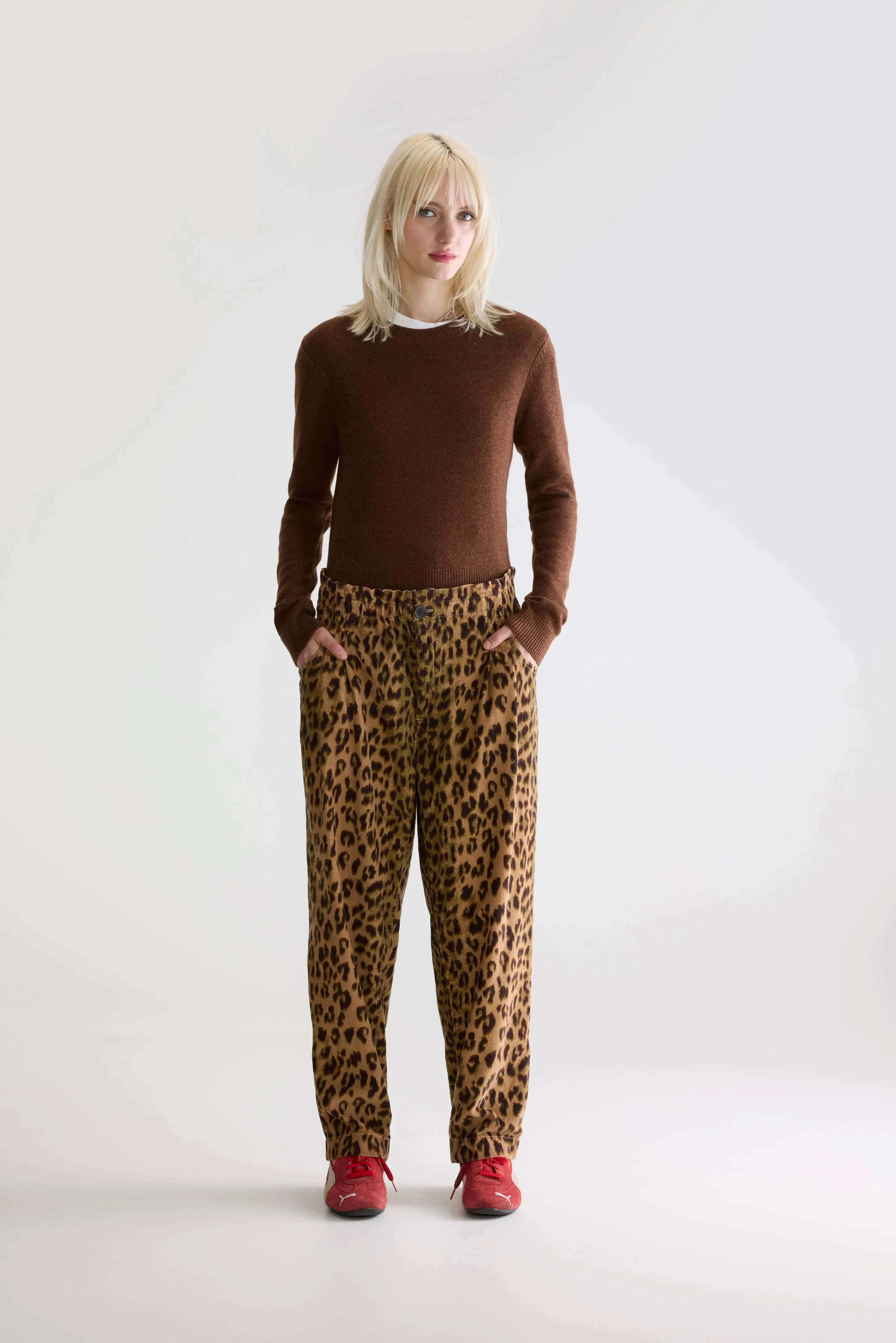 Elegant Waistband Winona paperbag trousers (252 / W / COMBO B)