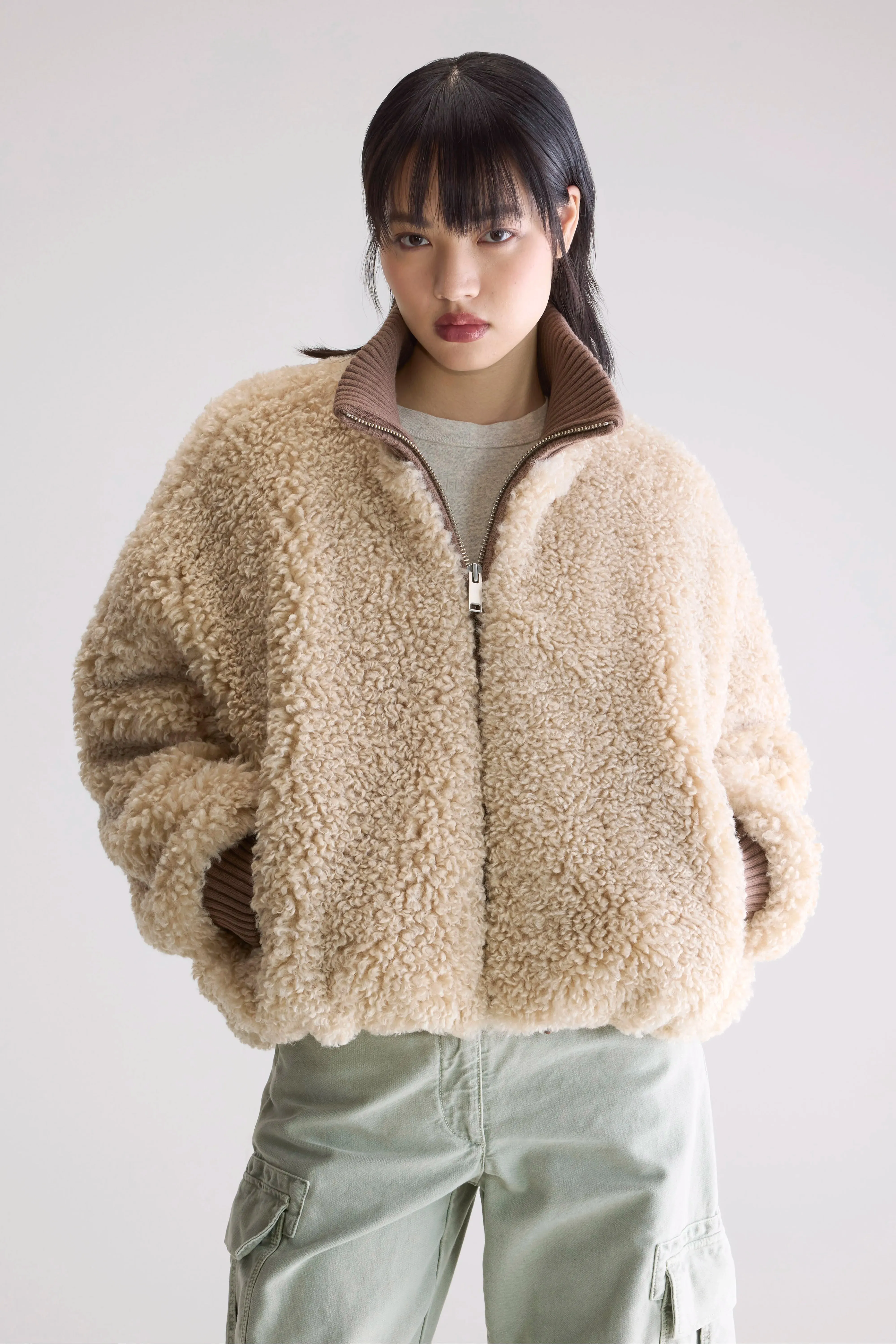 Element Ready Jallis faux-fur jacket (252 / W / SWAN)