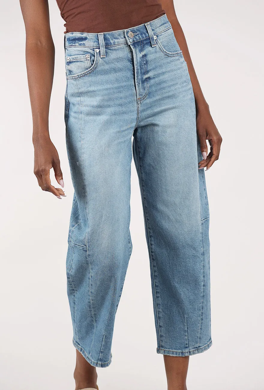 Eli High-Rise Arched Leg Denim, Rhythm Vintage Perfect Cut