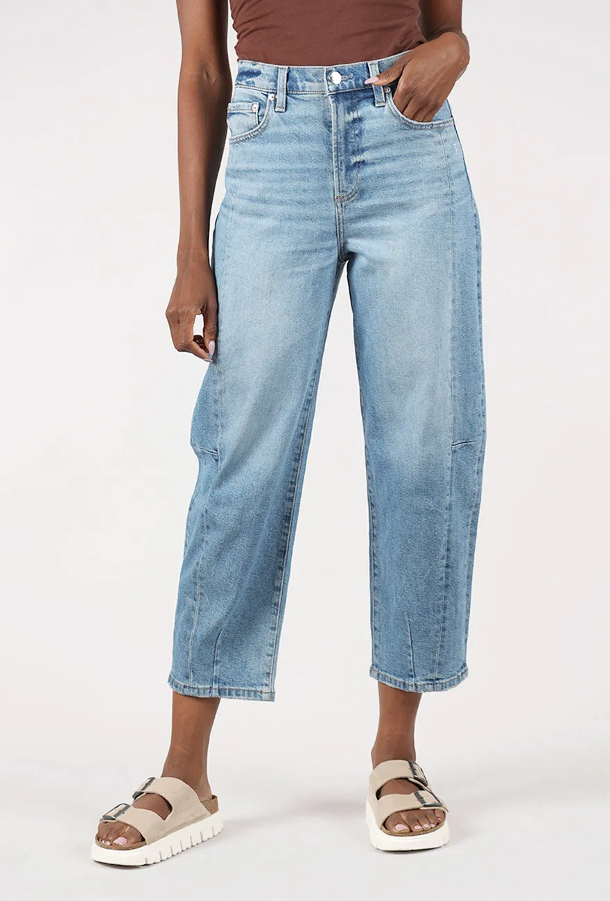 Eli High-Rise Arched Leg Denim, Rhythm Vintage Outdoor Use