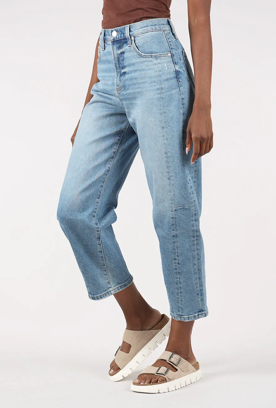 Eli High-Rise Arched Leg Denim, Rhythm Vintage Perfect Cut