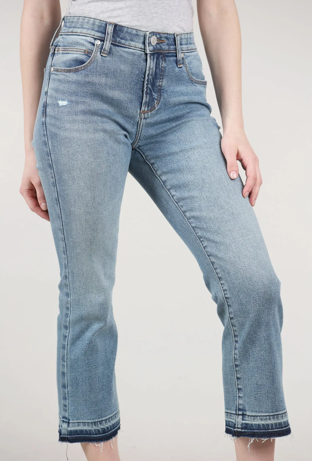 Eloise Bootcut Denim, Blue Dust Breathable Waist