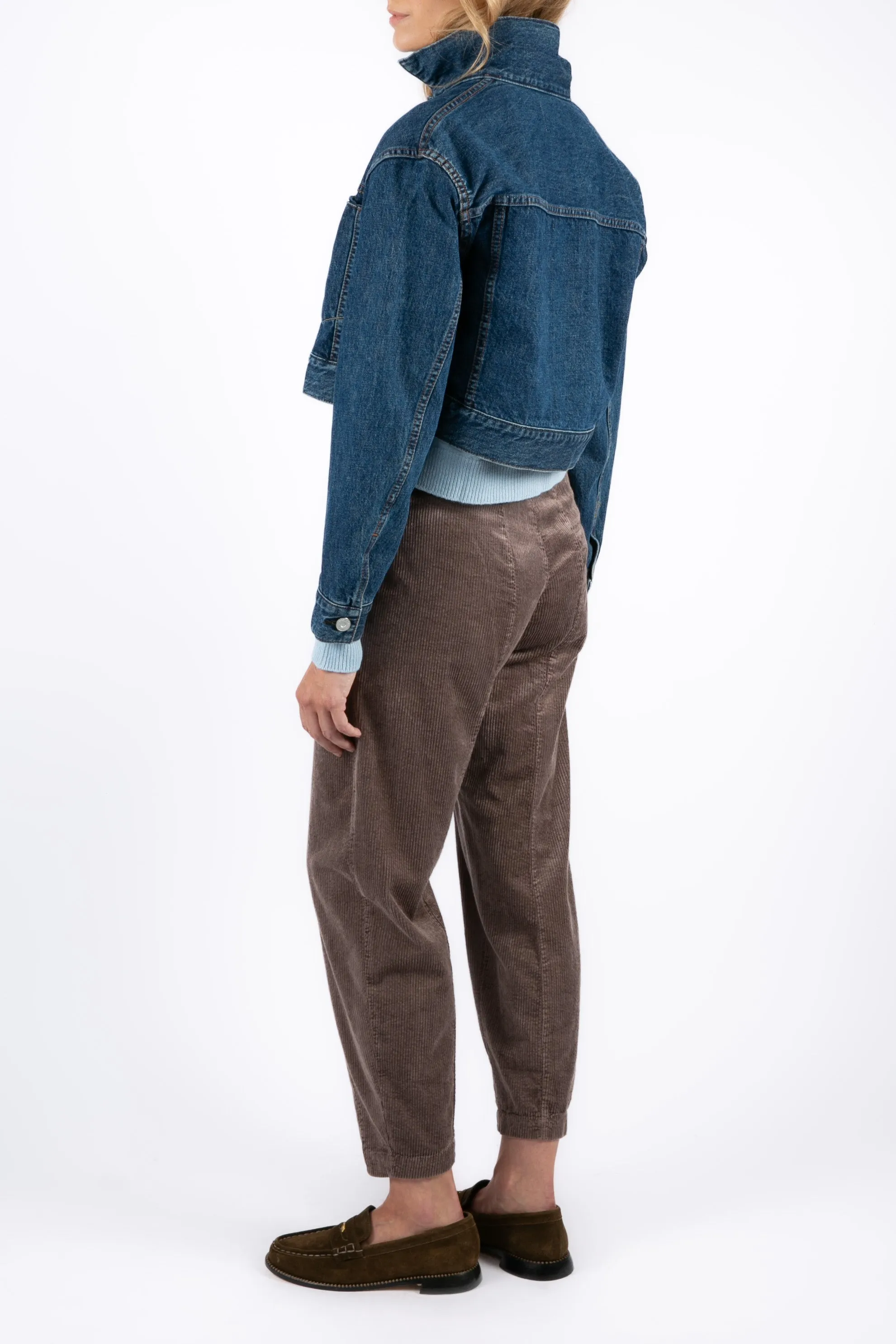 Enclave Cropped Jacket city note