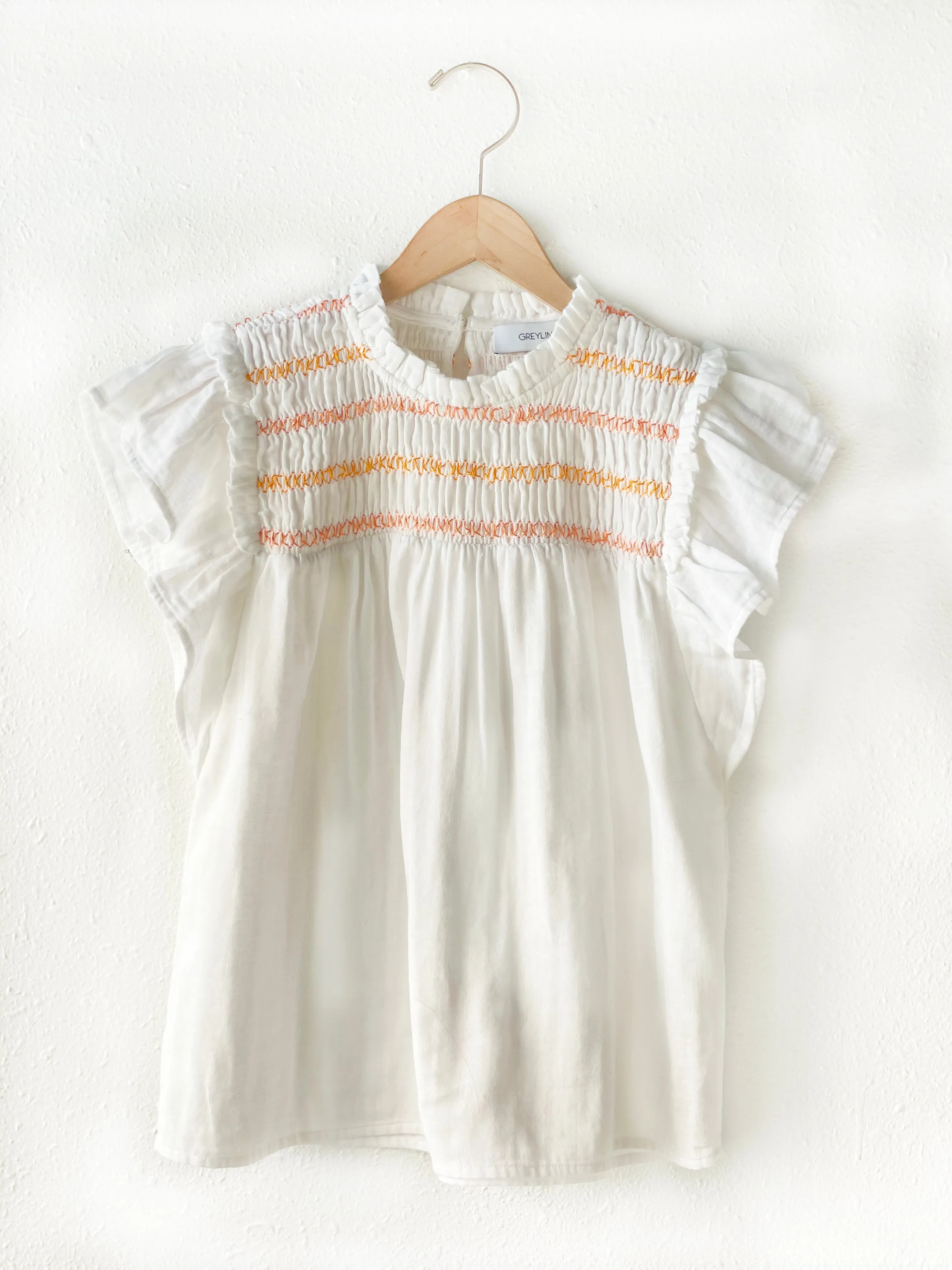 Essie Smocked Top Chic Details