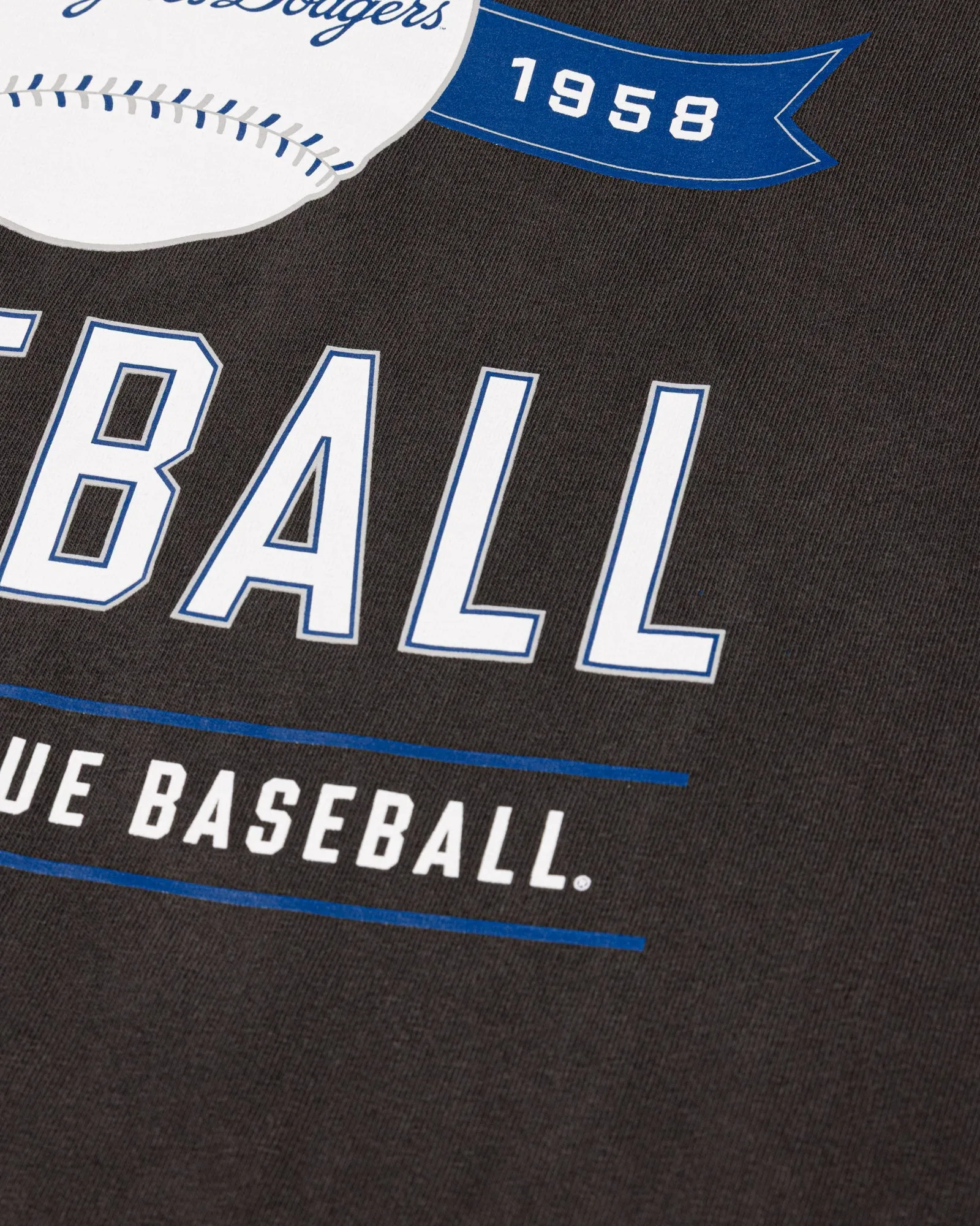 Established Relaxed Fit T-Shirt (Black) - Los Angeles Dodgers Soft Finish