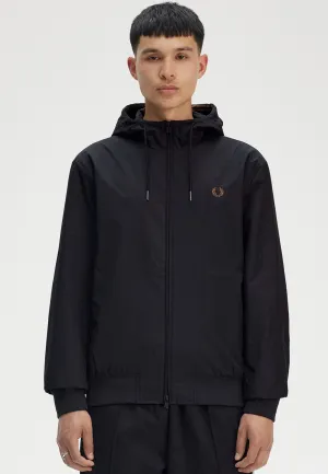 Fred Perry - The Hooded Brentham Black - Jacket Neutral Comfort
