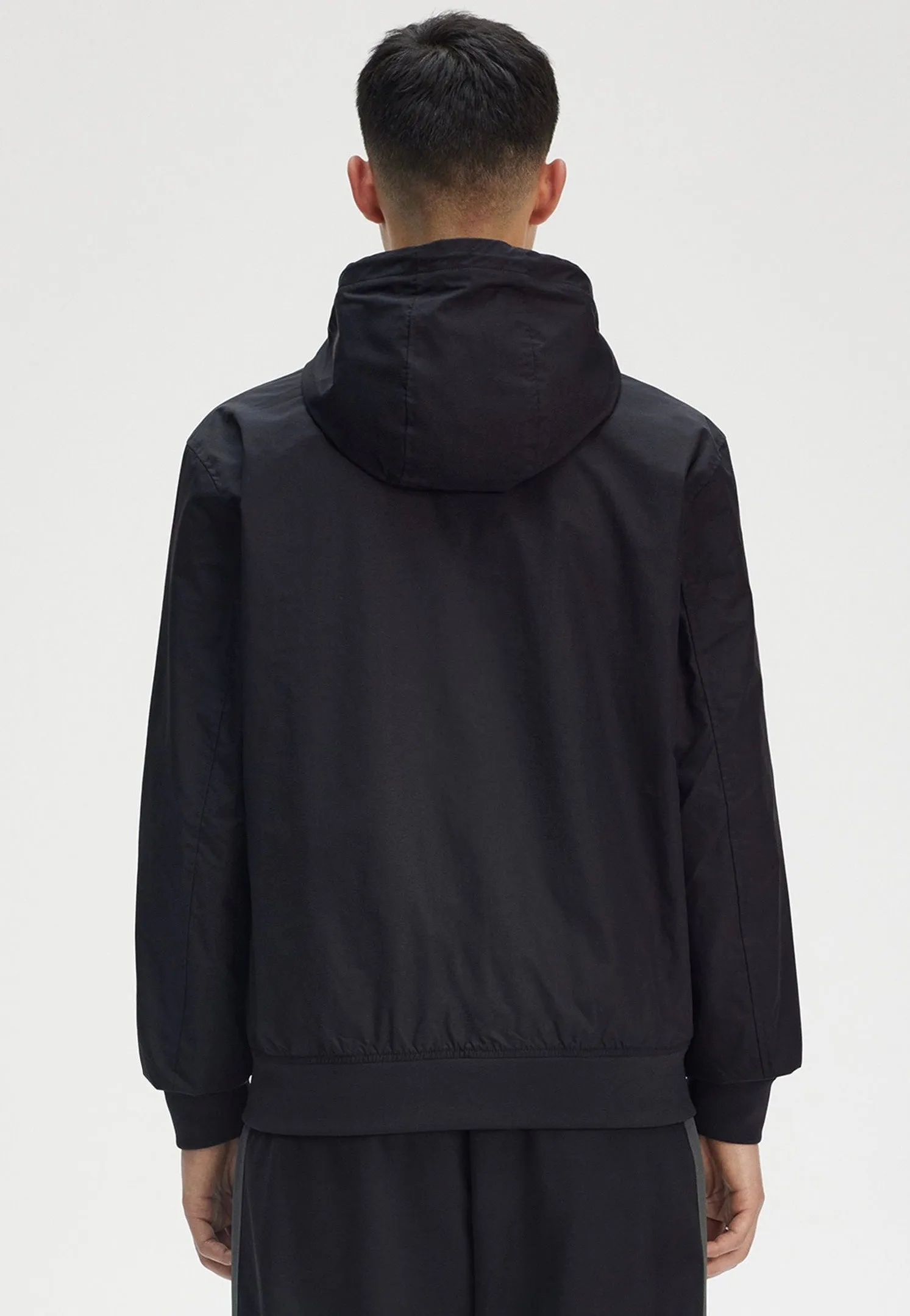 ethical fashion Fred Perry - The Hooded Brentham Black - Jacket