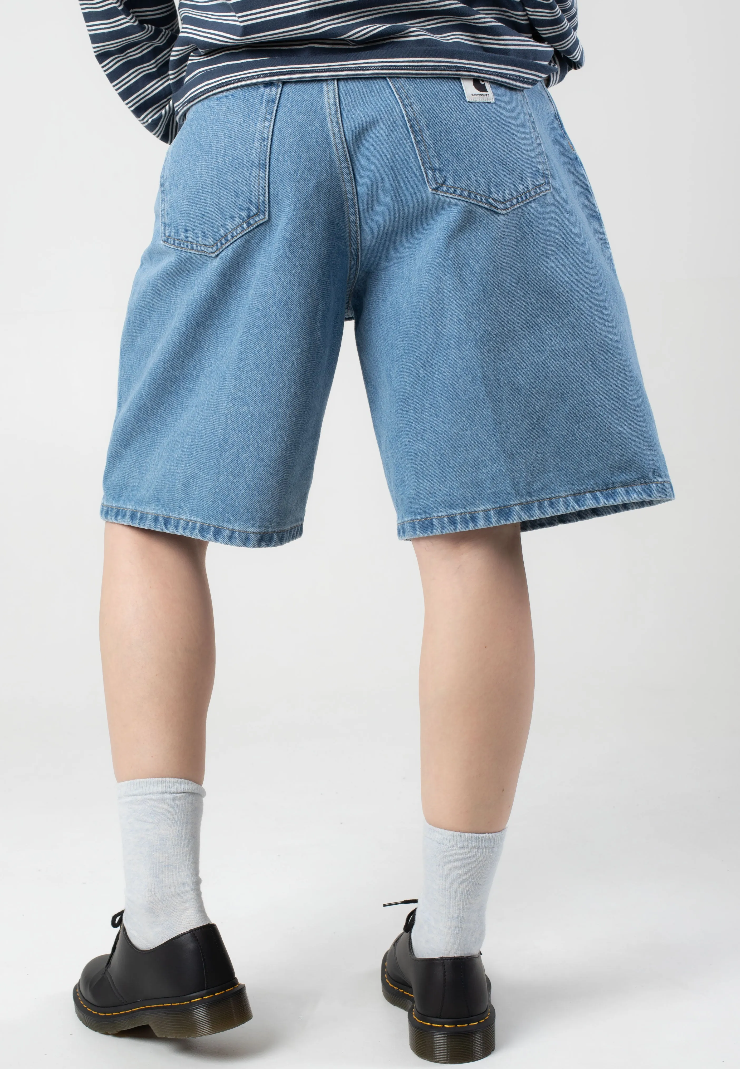 Everyday Easy Carhartt WIP - W' Brandon Stone Bleached Blue - Shorts