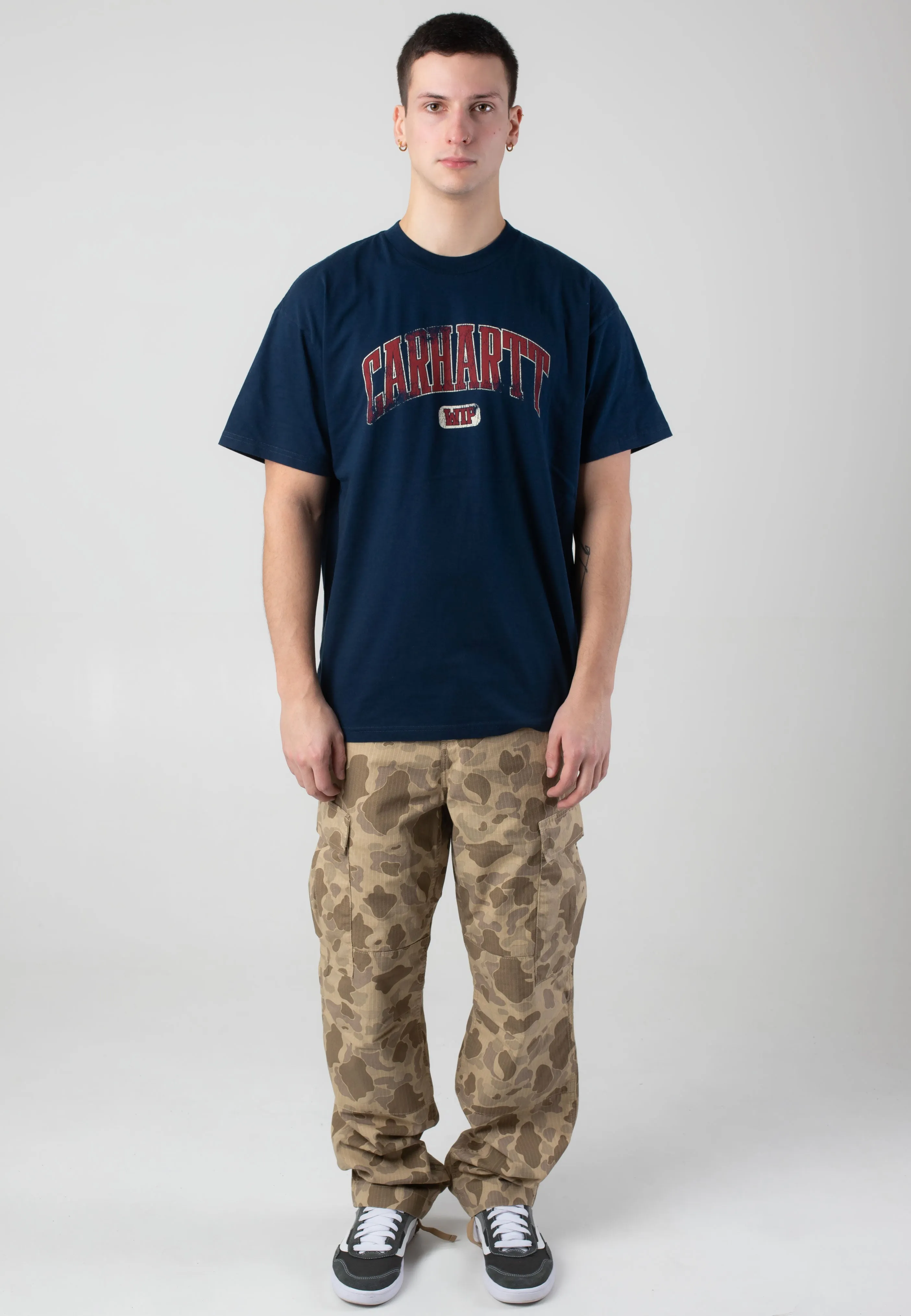 Everyday Essentials Carhartt WIP - Regular Cargo Rinsed Camo Duck/Desert - Pants