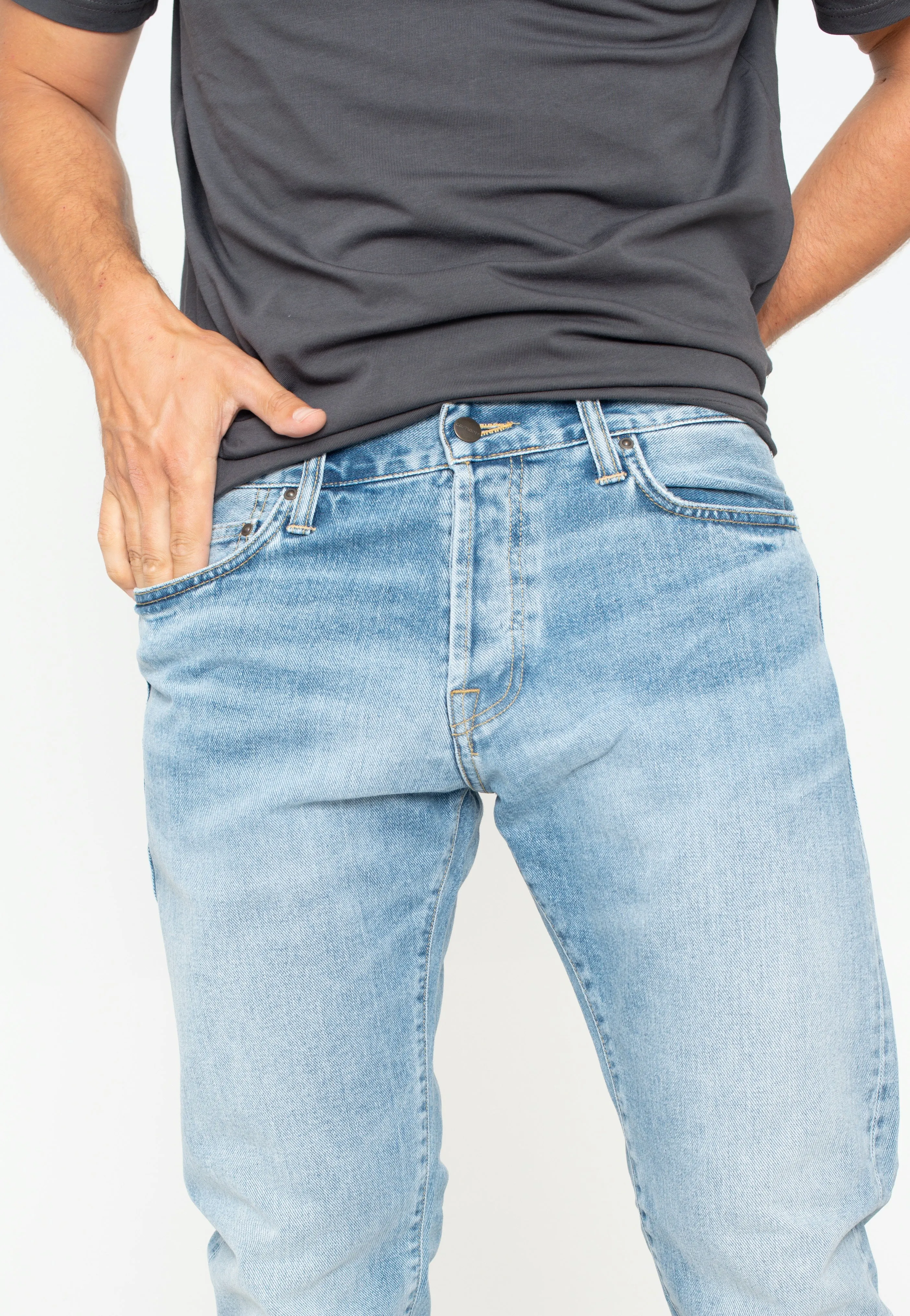 Everyday Ready Carhartt WIP - Klondike Light Used Wash Blue - Jeans