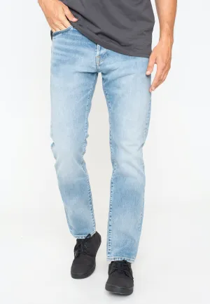 Athlete Fit Modern Autumn Days Carhartt WIP - Klondike Light Used Wash Blue - Jeans