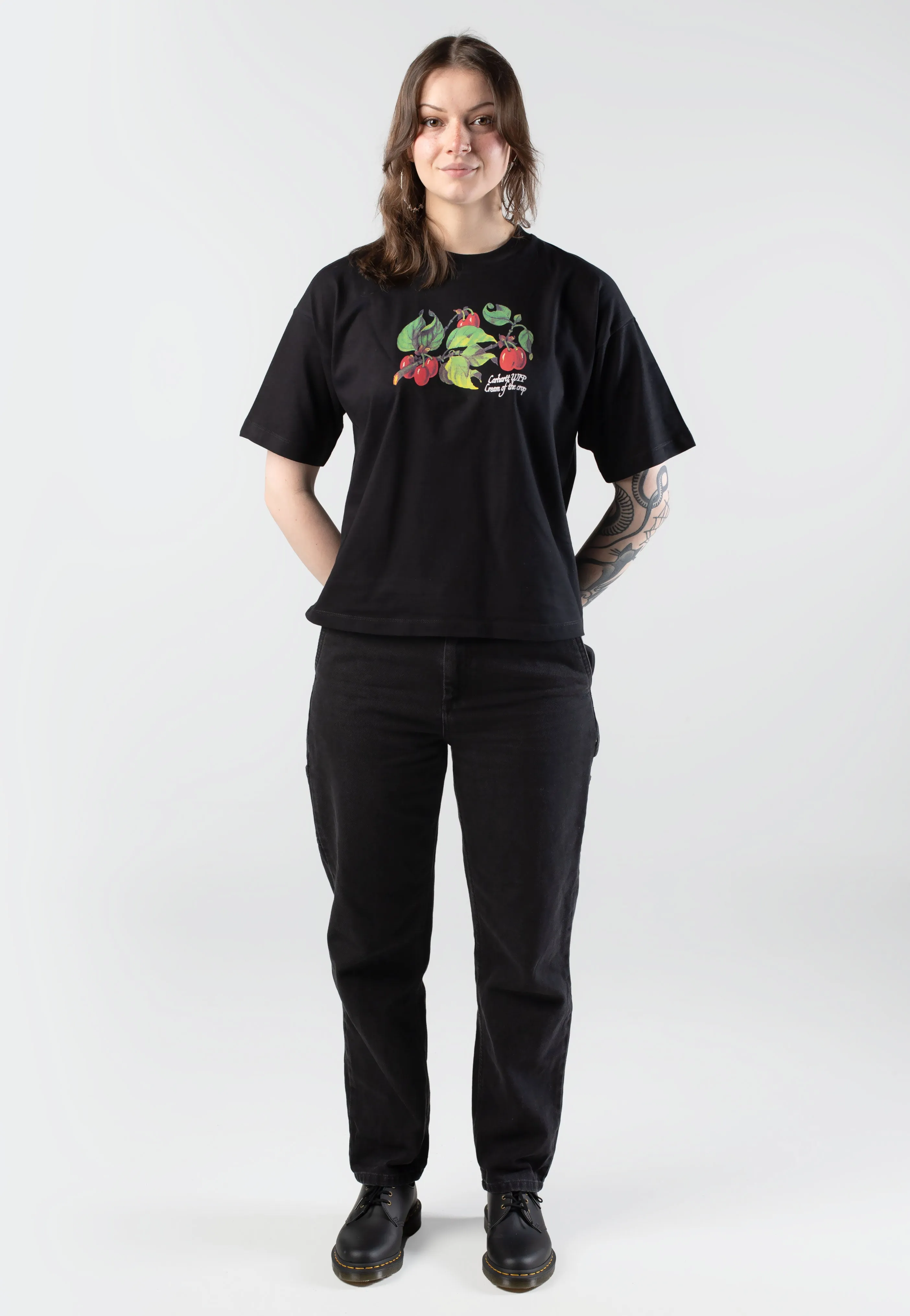 Everyday Style Carhartt WIP - W' Cream Of The Crop Black - T-Shirt
