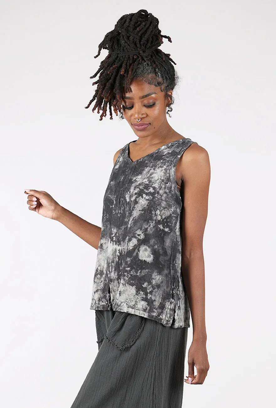 Everyday Vibes Henri Tank, Washed Black