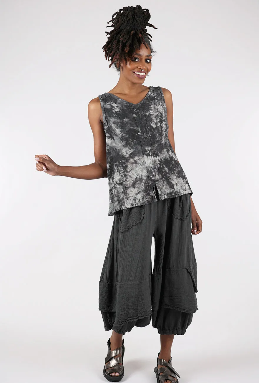 Everyday Vibes Henri Tank, Washed Black