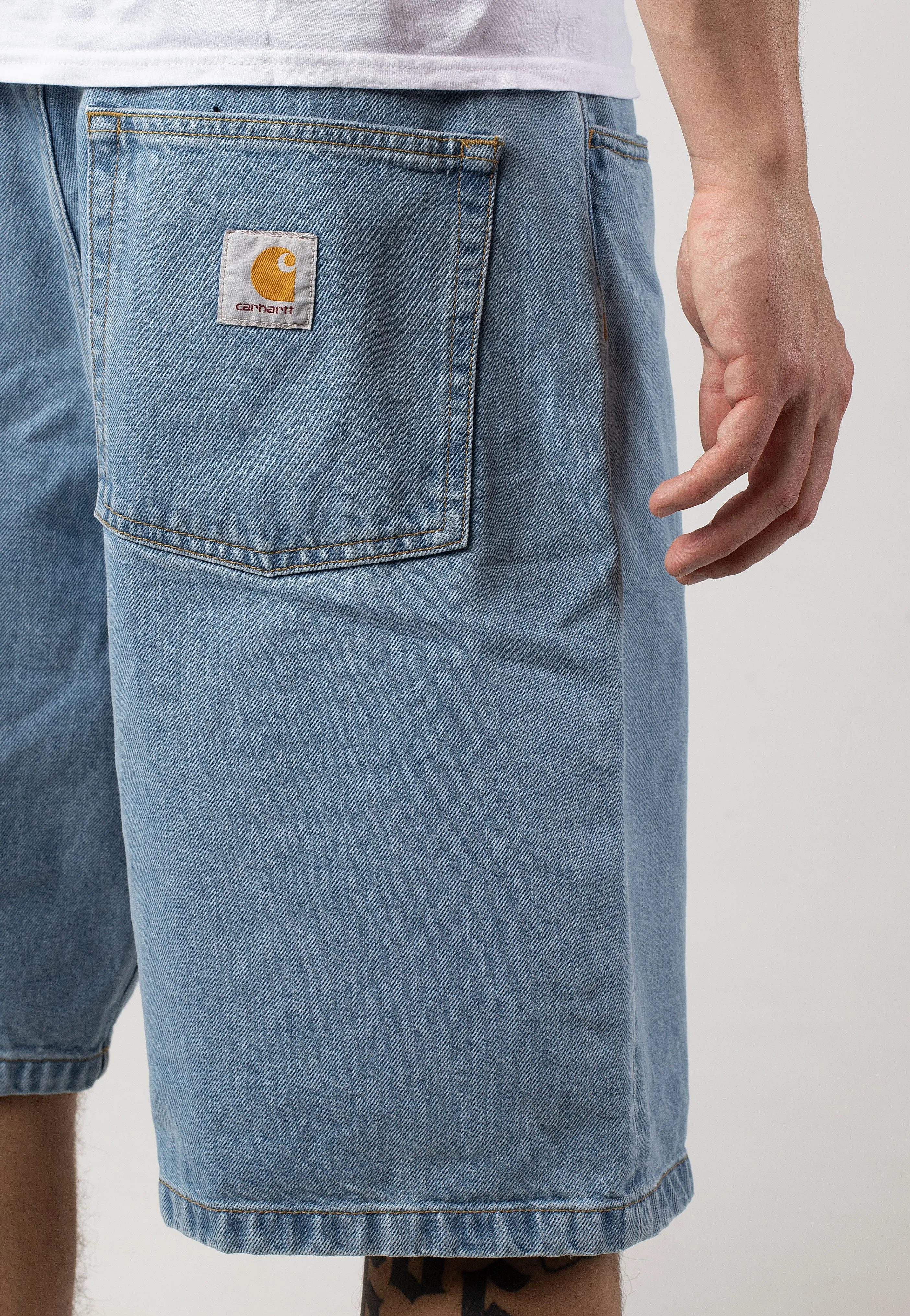 Excellent for Tabletop Games Carhartt WIP - Brandon Stone Bleached Blue - Shorts