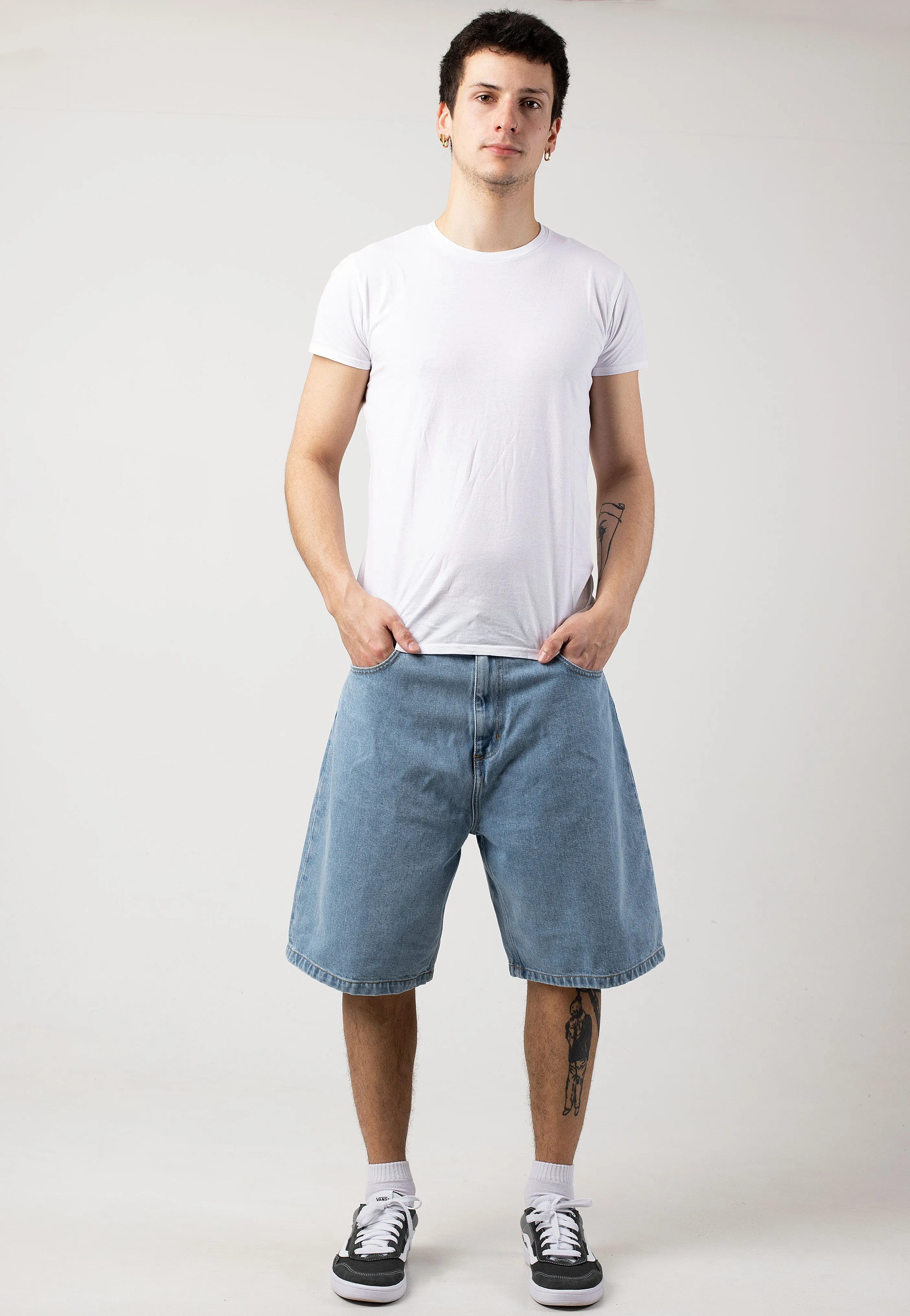 Excellent for Tabletop Games Carhartt WIP - Brandon Stone Bleached Blue - Shorts
