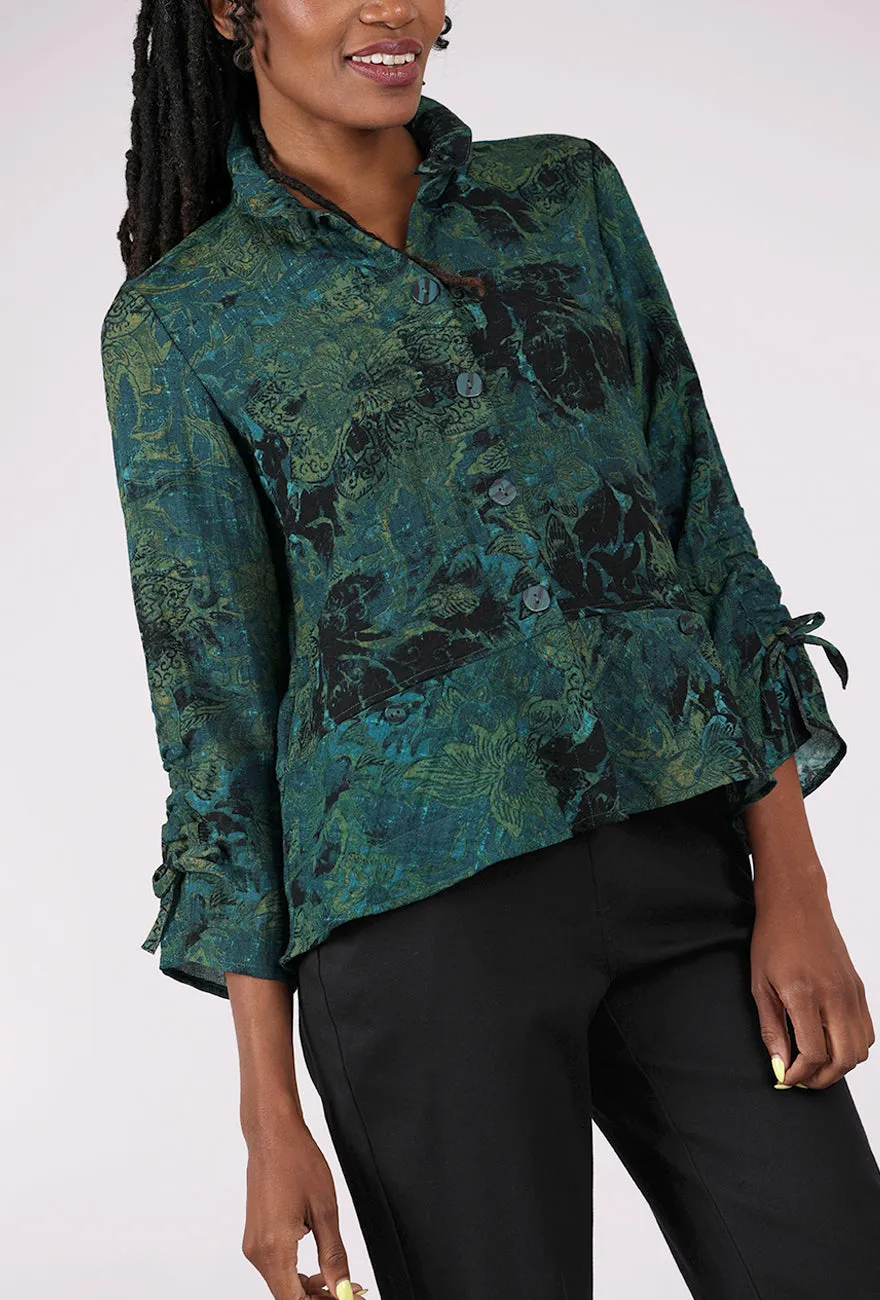 Express Floral Event Jacket, Everglade Refined fit