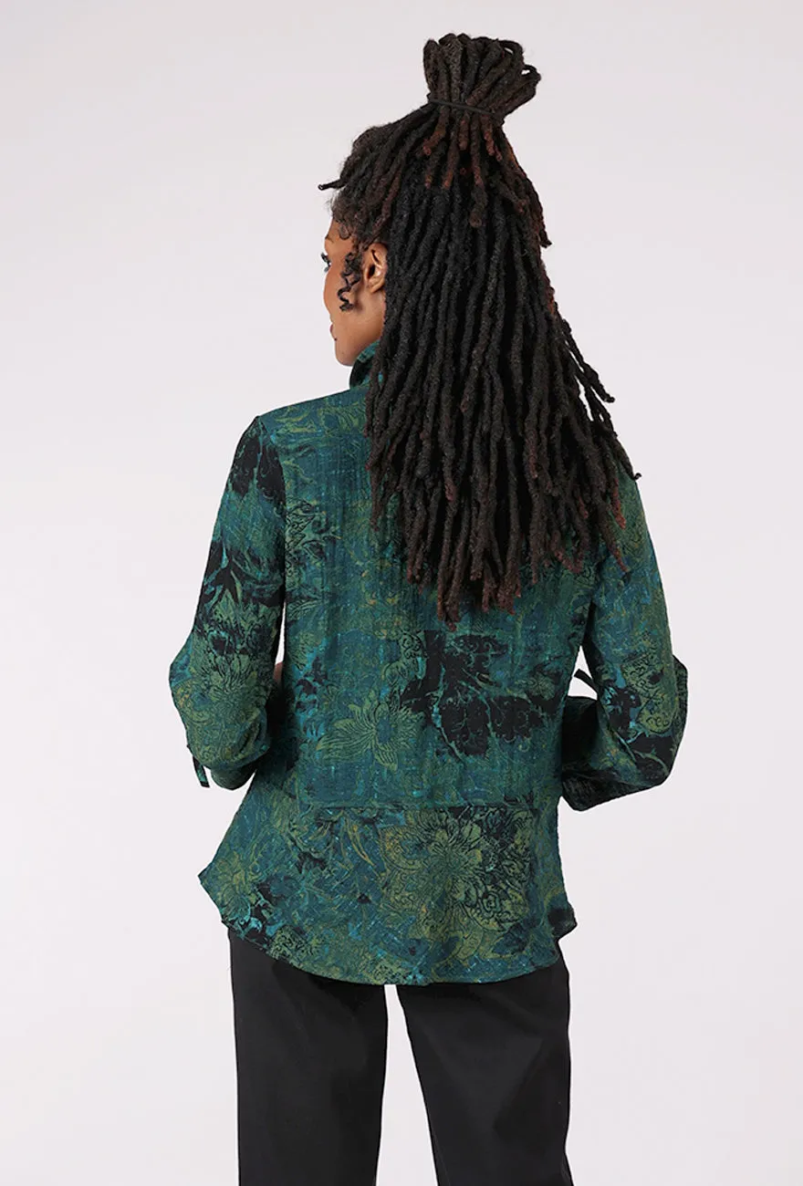 Express Floral Event Jacket, Everglade Refined fit